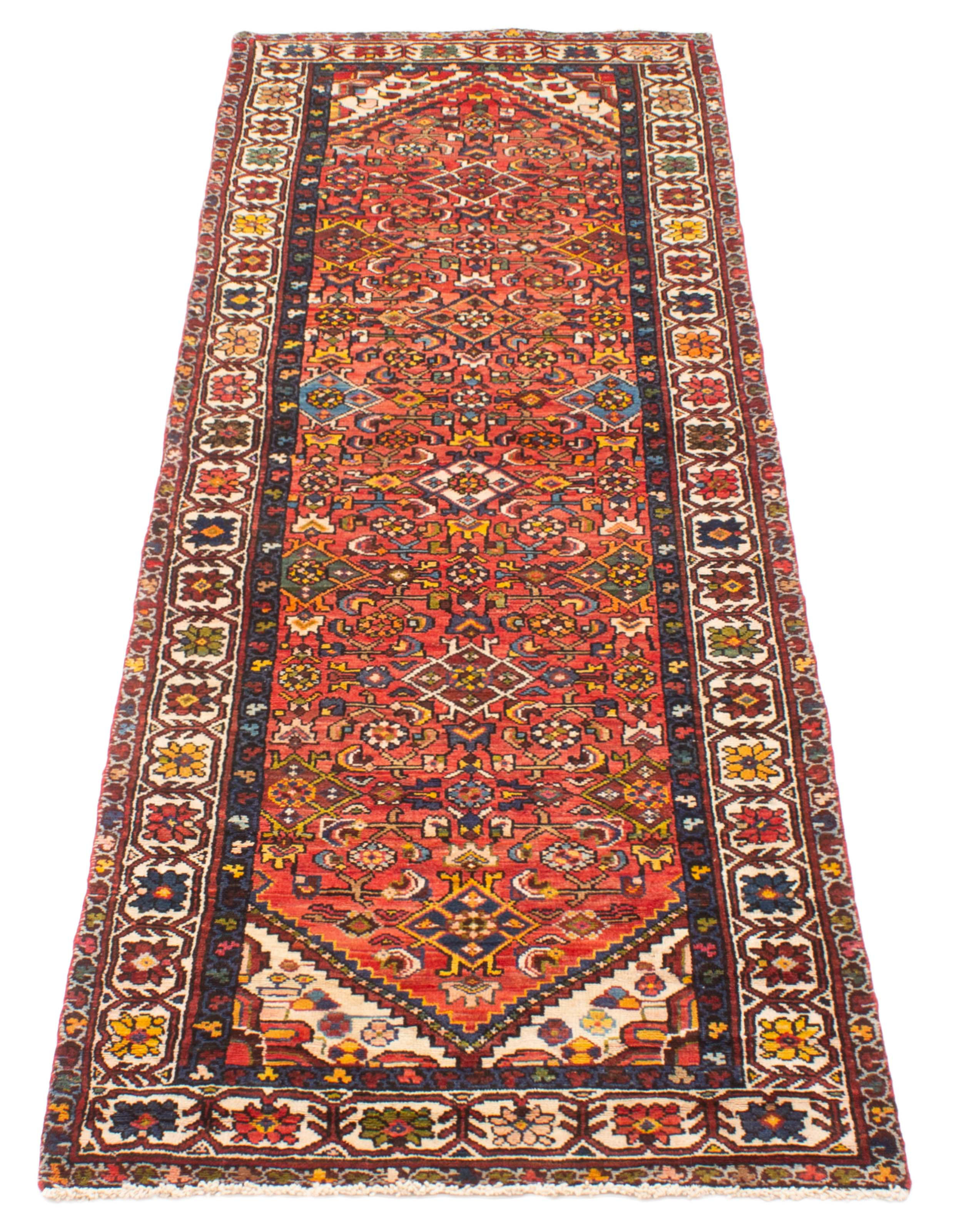 Bloomsbury Market One Of Kind Handmade Andelz Red Rug 3'2" x 9'8" | Wayfair